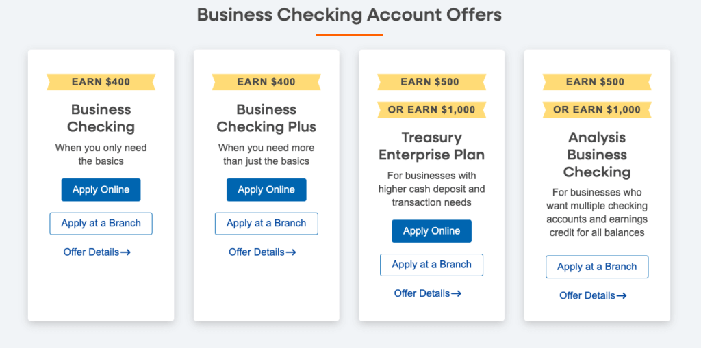 Sign up for an available PNC Business Checking Account.